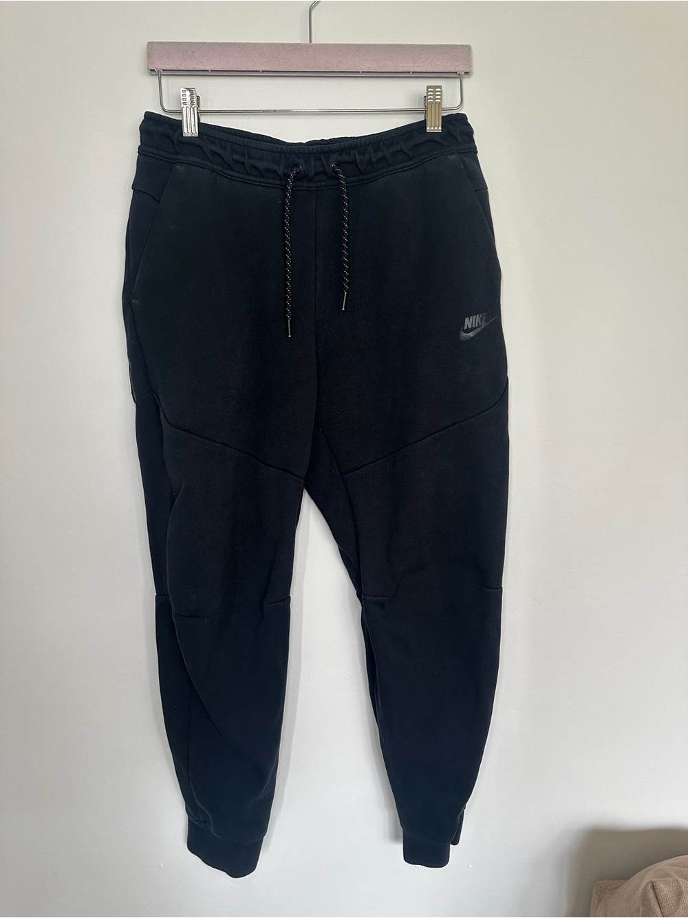 Nike Tech Fleece Black Jogger Pants Size M